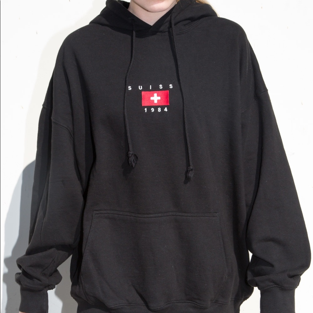Brandy Melville/John Galt Oversized Suisse Hoodie